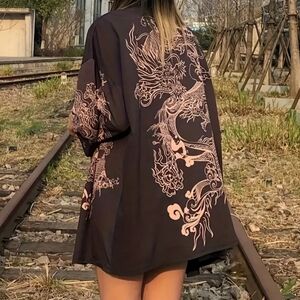 Dragon 🐉 Kimono Purple & Pink OS